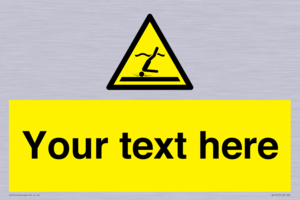 Custom Warning Shallow water diving